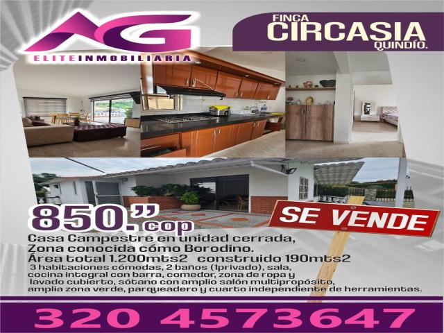 #3 - Quinta para Venta en Circasia - QUI